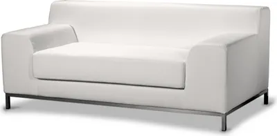 Produktbild von Dekoria Bezug für Kramfors 2-Sitzer Sofa, weiss, Sofahusse, Kramfors 2-Sitzer