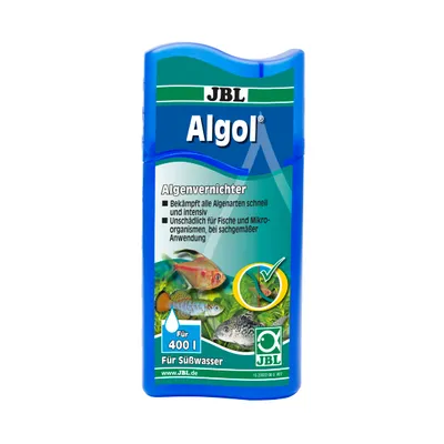 Produktbild von Algenmittel JBL Algol Algenvernichter 100 ml ausreichen für bis zu 400l in Süßwasseraquarien