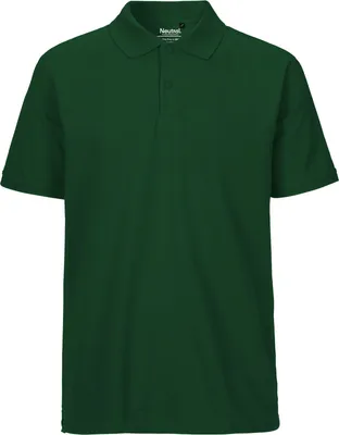 Immagine prodotto di Neutral O20080 | Polo classica da uomo / 100% cotone equosolidale - Colore: Verde bottiglia - Taglia: XXL