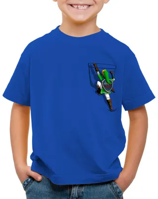 Produktbild von style3 Link Brusttasche Kinder T-Shirt wild the breath of snes