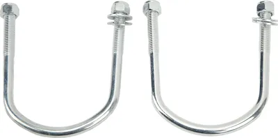 Image de 2 pièces Heavy Duty lame de ressort boulon en U 4 écrous en alliage d'acier de remplacement pour Club Car DS 1981-Up