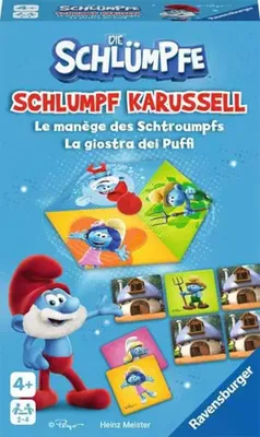 Zdjęcie produktu dla RAVENSBURGER SPIELEVERLAG GMB Karuzela Smerfów 0 0 Szt
