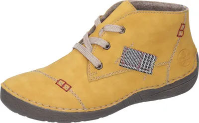 Produktbild von Rieker Damen Stiefeletten Boots Schnürung 52543-69, Größe:39 EU, Farbe:Gelb
