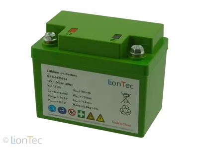 Produktbild von 12 V 240 A Li-Ion Motorrad Starterbatterie für 51213 GT7 u.a. mit Batteriepfand