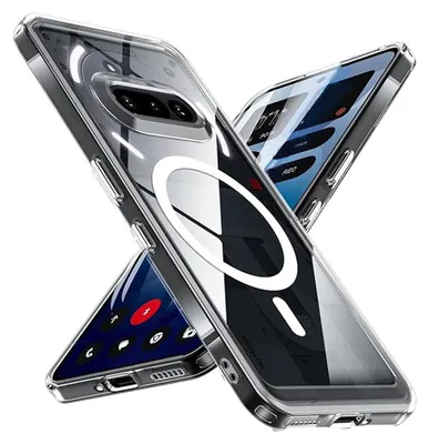 Produktbild von Für Nothing Phone 3a Crystal Clear Magnet MagSafe Schutz Hülle Case Transparent
