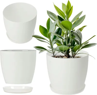 Obrázok produktu pre Kvetináč v tvare osla – kvetináč/kvetináč – 18 cm – interiér – dekorácia do obývacej izby – biela farba