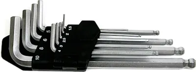 Produktbild von PROREGAL Sechskantschlüssel Set 9 Stück,, mit Ball