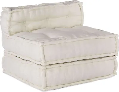 Zdjęcie produktu dla Modułowa sofa w kolorze kremowym, 70x70x54, tkanina