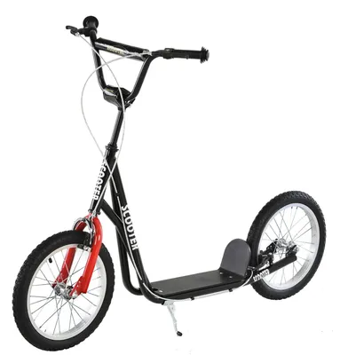 Immagine prodotto di Monopattino / City Scooter - Monopattino da città - Manubrio regolabile in altezza - 2 ruote - Nero