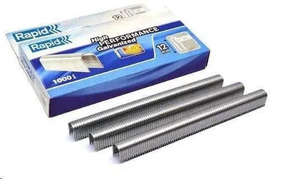 Zdjęcie produktu dla Rapid 11885101, Zszywki paczka, 1,2 cm, 1000 zszywek, Metaliczny, Rapid (marka), R36