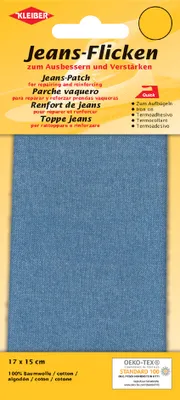 Produktbild von KLEIBER Jeans-Bügelflicken 170 x 150 mm hellblau