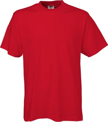 Zdjęcie produktu dla Koszulka męska Tee Jays 8000 | Soft - Można prać w temperaturze do 60°C - Kolor: Czerwony - Rozmiar: M