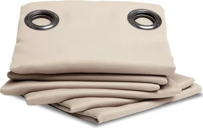 Produktbild von MOONDREAM ThermActiv® Thermovorhang 2in1 | Isolierung Kälte+Hitze | Verdunkelung | Patentierte Technologie | Ösen | Beige MC634 | 140B x 350H cm