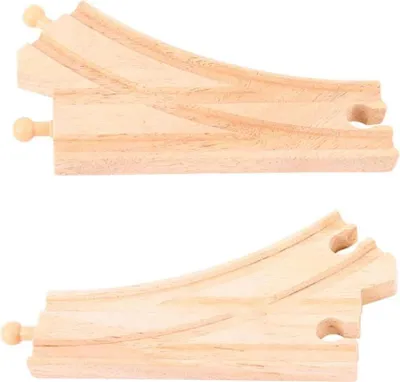 Image de Bigjigs Rail Standard turnout 2 pcs