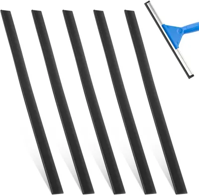 Productafbeelding van Reinigingsrubbers voor ruitenwissers, gemaakt van duurzaam rubber, 5 stuks, 35 cm, voor een streepvrije reiniging