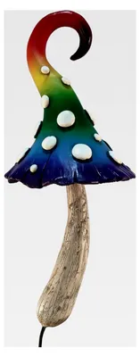 Produktbild von Miniatur-Pilz für Feengärten oder Gartenzwerge (Regenbogen) - Zubehör für Feengärten