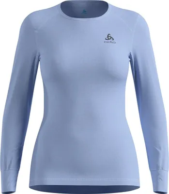 Produktbild von Thermounterwäsche mit langen Ärmeln Odlo BL TOP Crew Neck L/S ACTIVE WARM Größe S Blau-grau