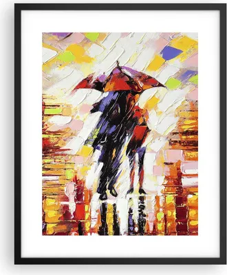 Produktbild von Gerahmtes Poster - Schwarzer Rahmen - gehen liebhaber - 40x50 cm - Wand Bild - Wanddeko - Wandbilder - Kunstposter - Wandposter - Bilderrahmen - Bilder - Kunstdruck - Wandbild - P2BPA40x50-3527