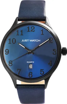 Produktbild von Just Watch Herrenuhr mit Echtlederband