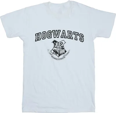 Produktbild von Harry Potter - "Hogwarts" T-Shirt für Herren BI30384 (XXL) (Weiß)