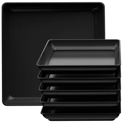 Produktbild von Set aus 5 quadratischen Pflanzenschalen von 20 bis 18 Zoll