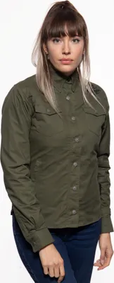 Produktbild von Queen Kerosin Alive Free Adventure Damen Hemd, oliv, M