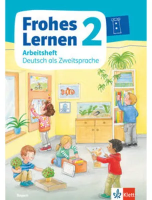 Immagine prodotto di Frohes Lernen Sprachbuch 2.  Arbeitsheft Deutsch als Zweitsprache Klasse 2. Ausgabe Bayern ab 2021