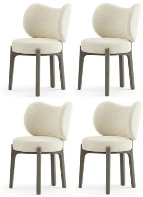 Produktbild von Stühle Stil modern beige weich bequem praktisch Esszimmer
