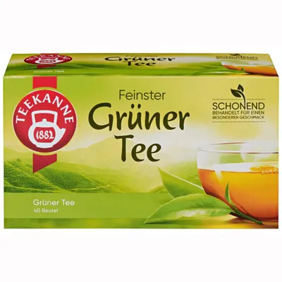 Produktbild von Teekanne Grüner Tee erfrischend und angenehm mild 40 Teebeutel 70g