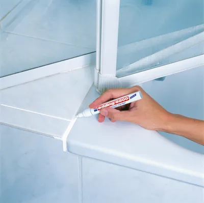 Obrázok produktu pre Edding 8200, Šedá, Biela, Guličkové zakončenie, Kolo, 2 mm, 4 mm