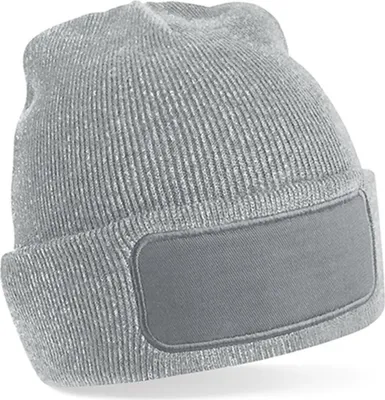 Immagine prodotto di Beechfield B445 | PrintersŽ Beanie Cappello invernale - Colore: Heather Grey - Taglia: Unica