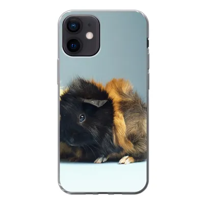 Produktbild von MuchoWow® Handyhülle Schutzhülle Hülle für iPhone 12 Zwei kleine Meerschweinchen Silikon Softcase Handy Hülle - Schutzhülle