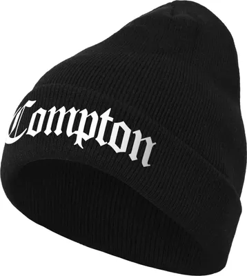Produktbild von Merchcode Wintermütze Beanie - COMPTION schwarz