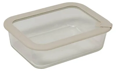 Produktbild von Sileat Aufbewahrungsbox aus Borosilikatglas, rechteckig, transparent, 1,3 L