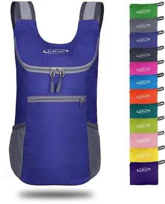 Obrázek produktu pro Lehký skládací turistický batoh, malý, 200 g, unisex, cestovní a turistický batoh