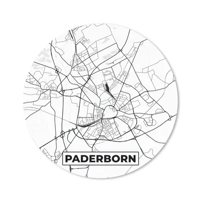 Produktbild von MuchoWow® Mauspad Mousepad Karte - Stadtplan - Paderborn 40x40 cm - Mousepads - Maus Mat - Pad - Mausunterlage - Schreibtisch Accessoires