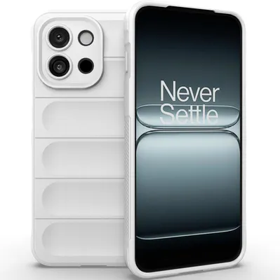 Immagine prodotto di Custodia per OnePlus 13T Custodia protettiva in silicone TPU morbido antiurto Bianco