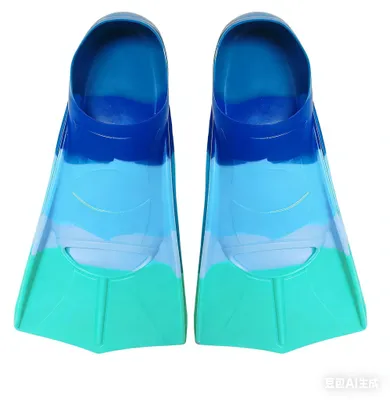 Produktbild von Korte Silikon-Schwimmflossen für Kinder