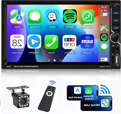 Image de Autoradio 2-DIN - Autoradio - Lecteur multimédia - Autoradio intégré - Autoradio tactile