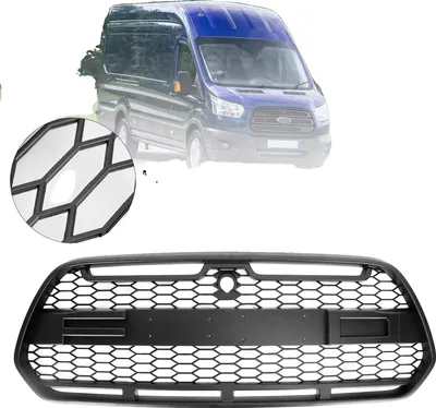 Obrázek produktu pro Přední nárazník, mřížka chladiče, ABS plast, vhodný pro Ford Transit MK8 (2015-2018), přímá náhrada, přední umístění, vylepšený proudění vzduchu