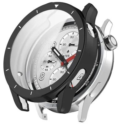 Produktbild von INF TPU Schutzhülle für Xiaomi Watch S5 Vollschutz weich 4.97cm für Alltag Schwarz