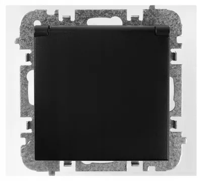 Produktbild von Santra Hermetische Steckdose IP44 EPN Schwarz 4168-19