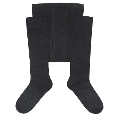 Produktbild von Herrenstrumpfhosen aus Baumwolle Einfarbig Anthrazit Größe 54-56