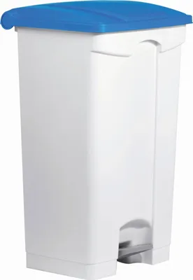 Obrázek produktu pro pedálový koš helit, 90 litrů, bílý/modrý