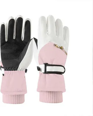 Productafbeelding van INF Touchski-handschoenen - Waterdichte winterhandschoenen voor fietsen en skiën, roze