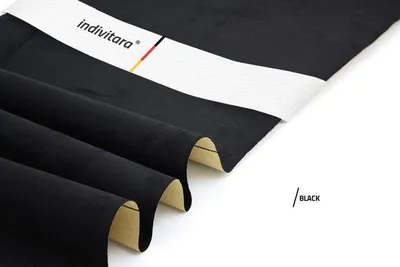 Produktbild von Elastisches Mikrofasermaterial selbstklebend schwarz KunstKunstlederion