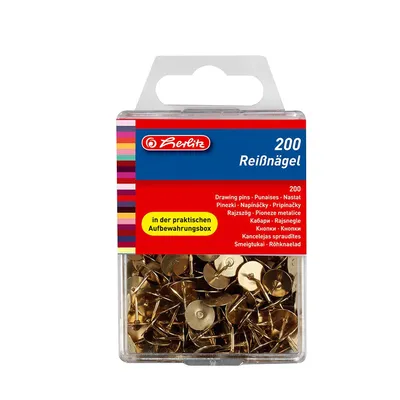 Produktbild von Herlitz 8770208, Messing, Metall, 200 Stück(e), Box, Deutschland