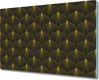 Produktbild von Glas Schneidebrett Herdabdeckplatten Schneideplatten - 80x52 cm - Goldform weiß