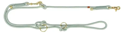 Produktbild von V-Leine Soft Rope, XS-S, 2 m/6 mm, Salbei - verstellbare Hundeleine für kleine Hunde aus gewebtem Tau, 3-fach längenverstellbar