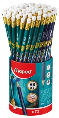 Immagine prodotto di Matita Dragon HB con gomma (72 pezzi) MAPED